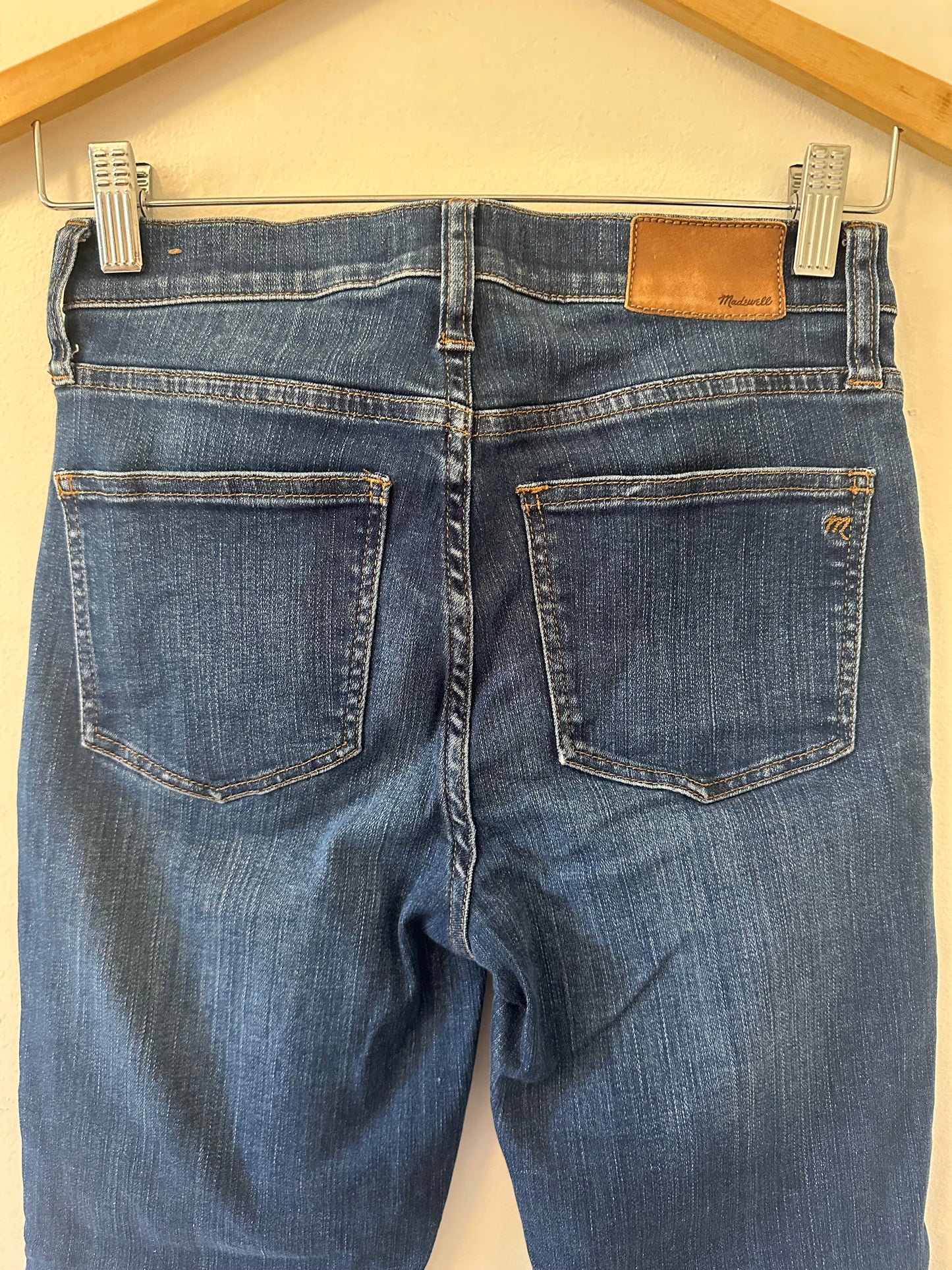Madewell Cali Demi Boot Leg Cropped Jeans Size 25