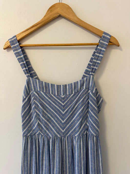 NWT Z Supply Ayla Striped Dress in Marina Blue | Size Small