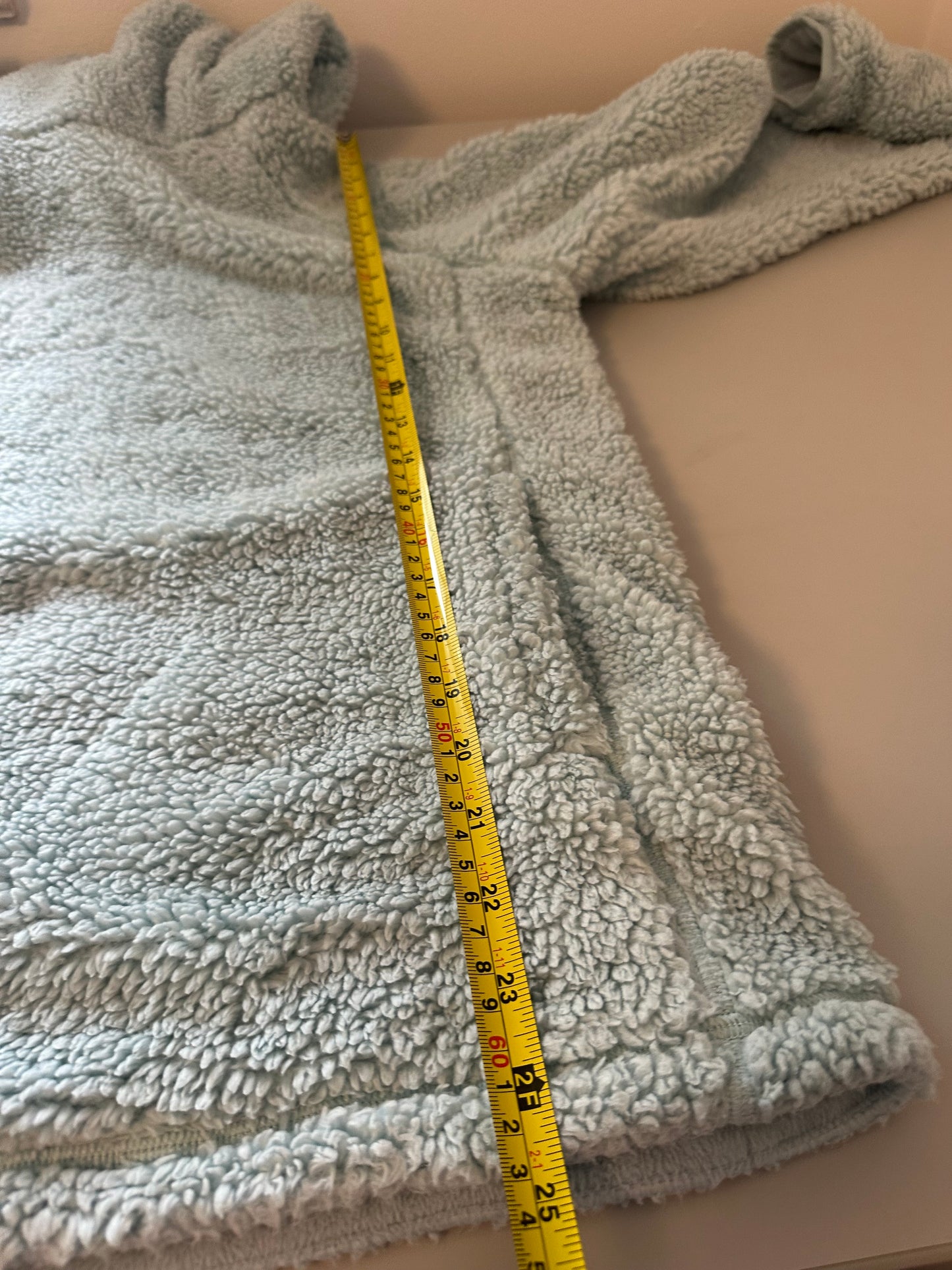 Burton Lynx Light Blue Sherpa Fleece Jacket | Size Medium