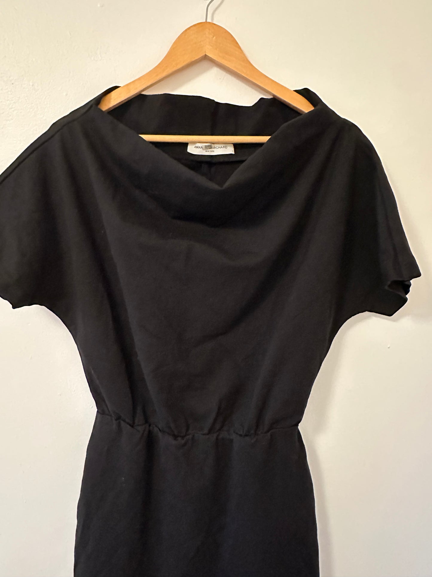 Amanda Uprichard Endrina Black Mini Dress - Size Small