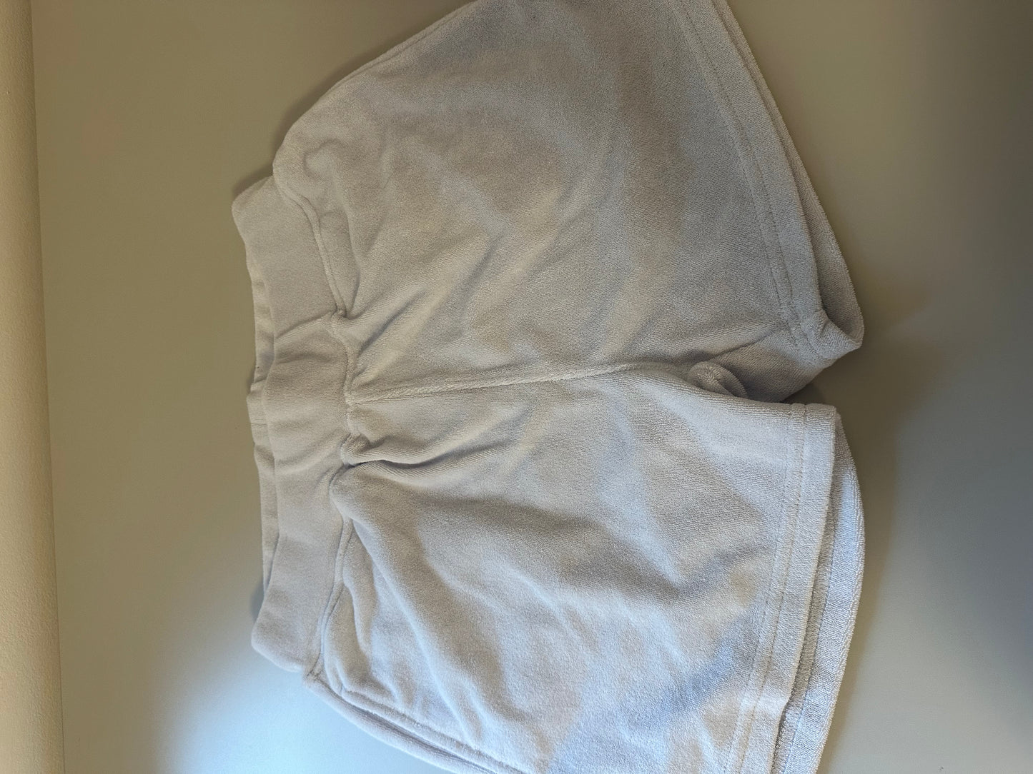 Mono B - Light Blue Terrycloth Polo and Shorts Set | Size Small