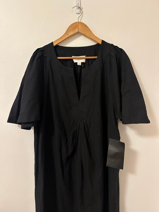 NWT Pomander Tuckernuck Place Black Finley Flutter Sleeve Maxi Dress | Size XXL