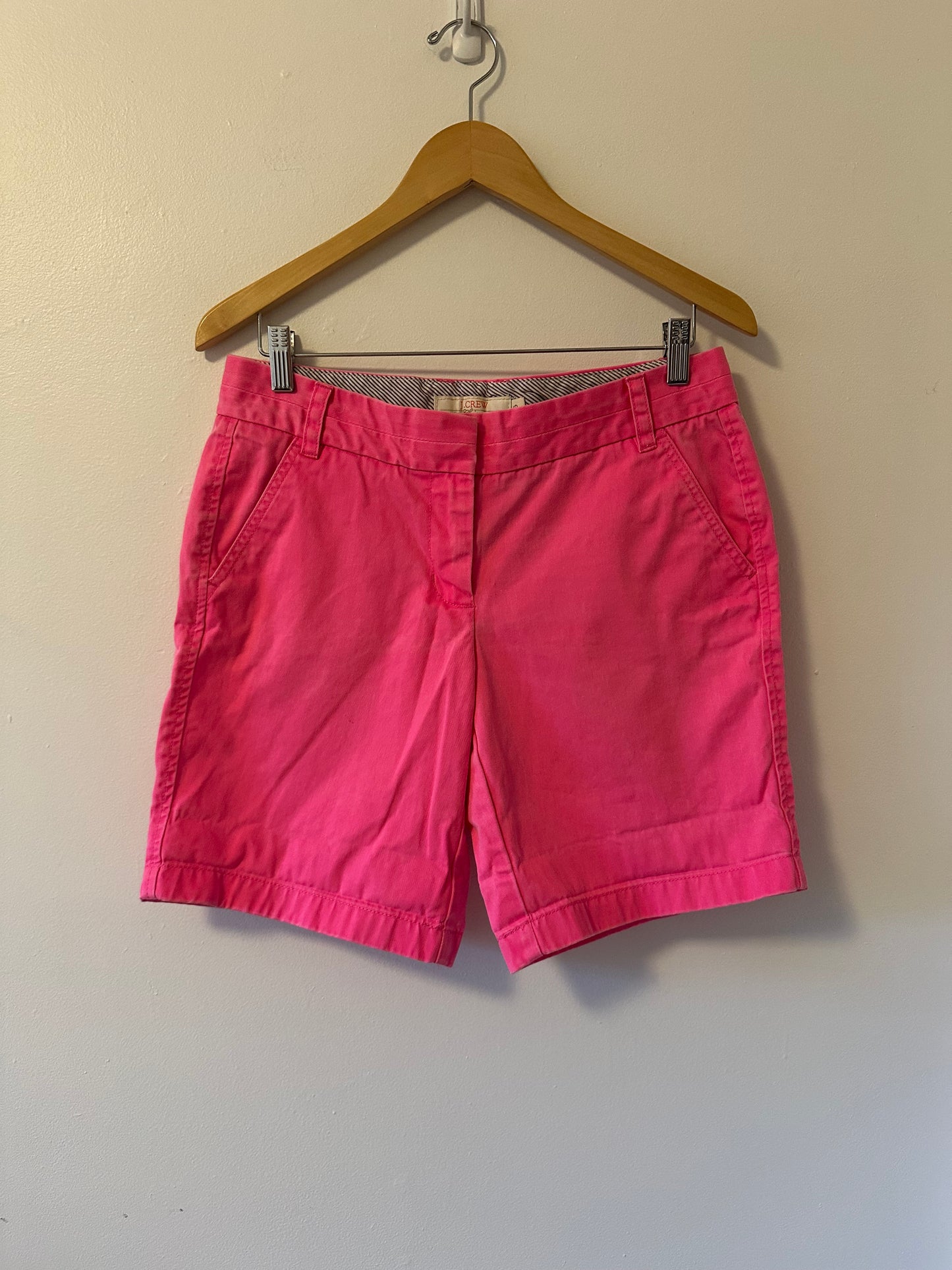 J. Crew Bright Pink Women's Chino Shorts | Size 6