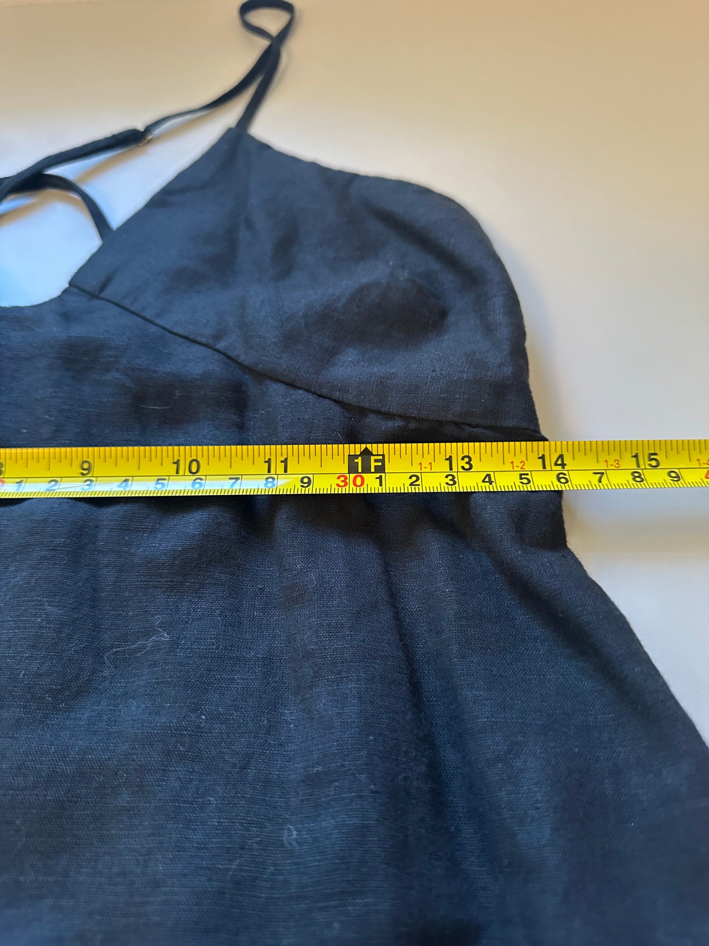 J. Crew Cross Back Beach Maxi Dress in Linen Cotton Blend | Size Small