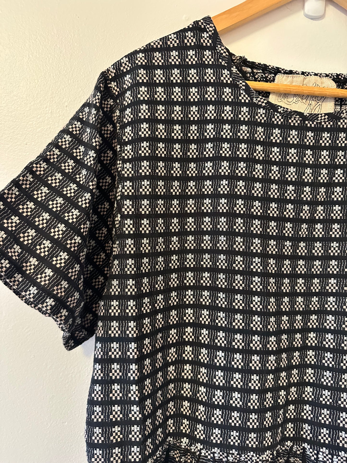 Ace & Jig Geometric Ruffle Dress - Size XL