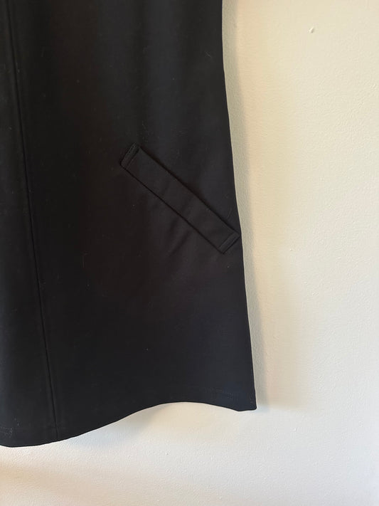 Emerson Fry 60’s Pernille Black Dress in Heavyweight Ponte Fabric - Size Small