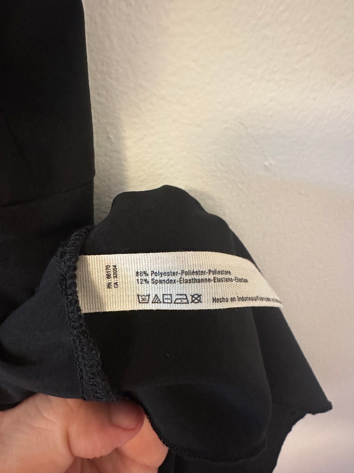 Free People Intimately Black Spaghetti Strap Dress - Size Medium