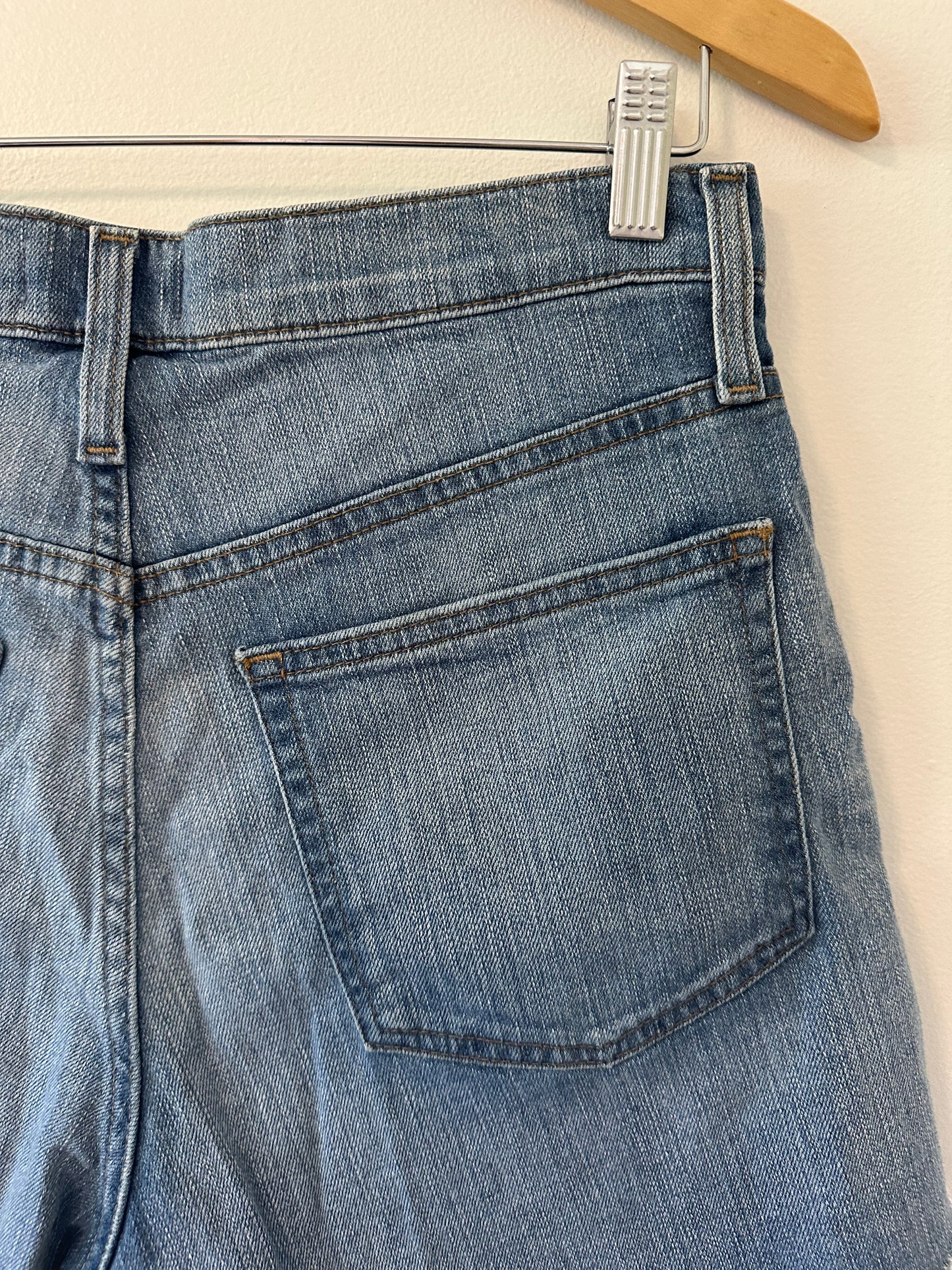 J. Crew Denim Button-Fly High Rise Cutoff Shorts - Size 27