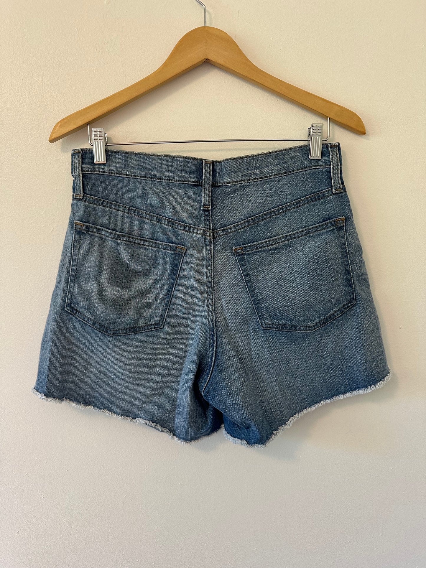 J. Crew Denim Button-Fly High Rise Cutoff Shorts - Size 27