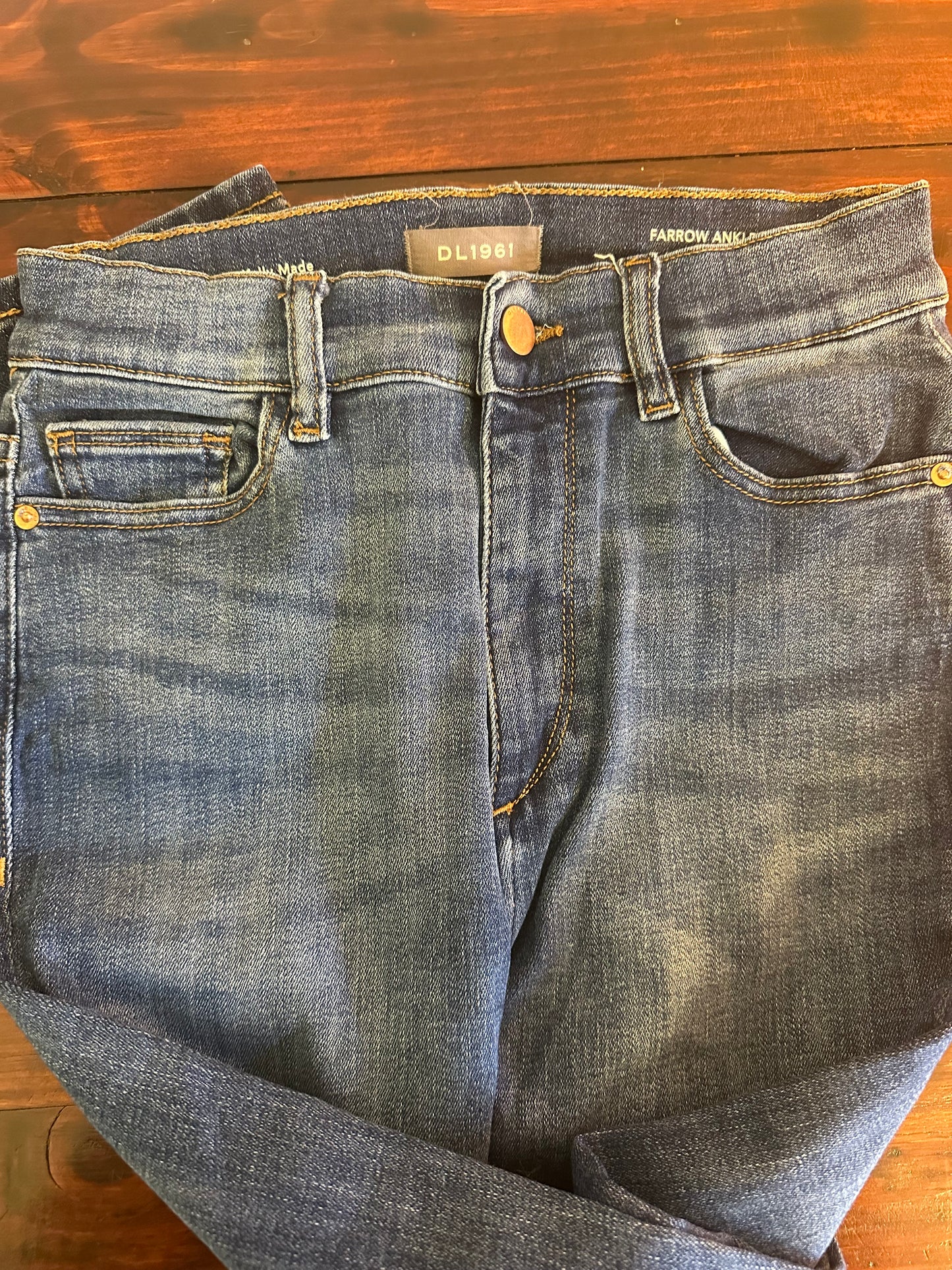 DL1961 Farrow Ankle Skinny High Rise Jeans Size 27