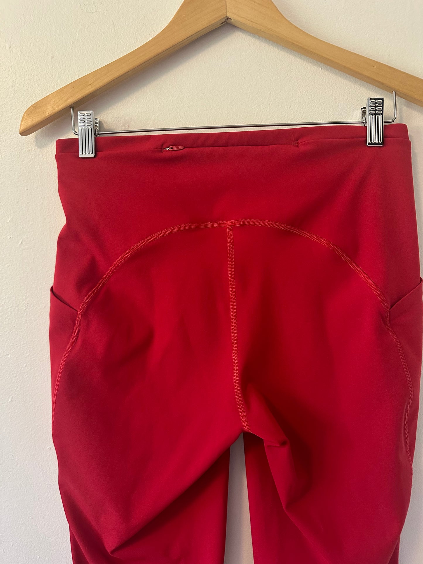 Lululemon Swift Speed High-Rise Crop 21" in Dark Red | Size 10