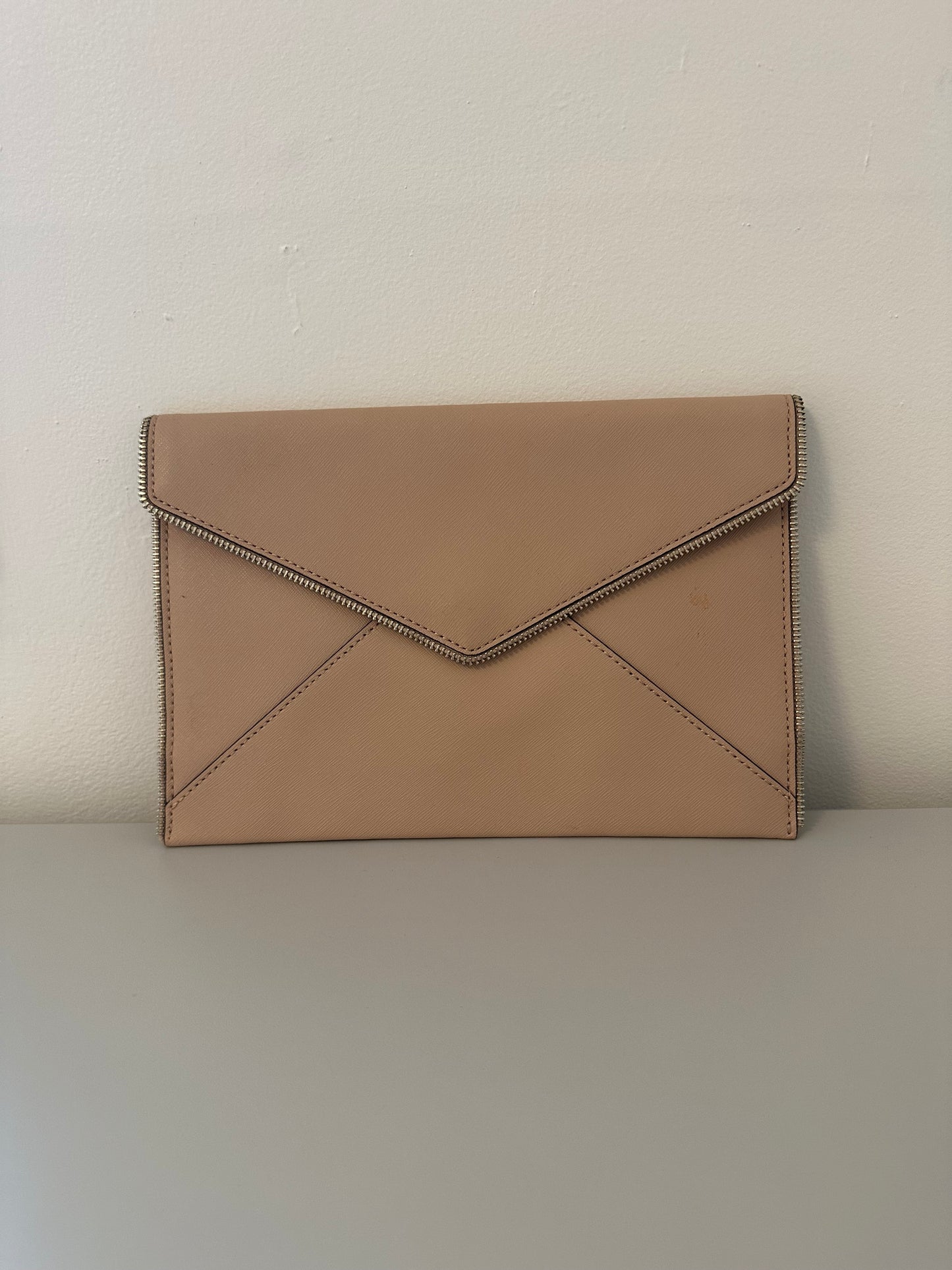 Rebecca Minkoff Blush Pink Envelope Clutch