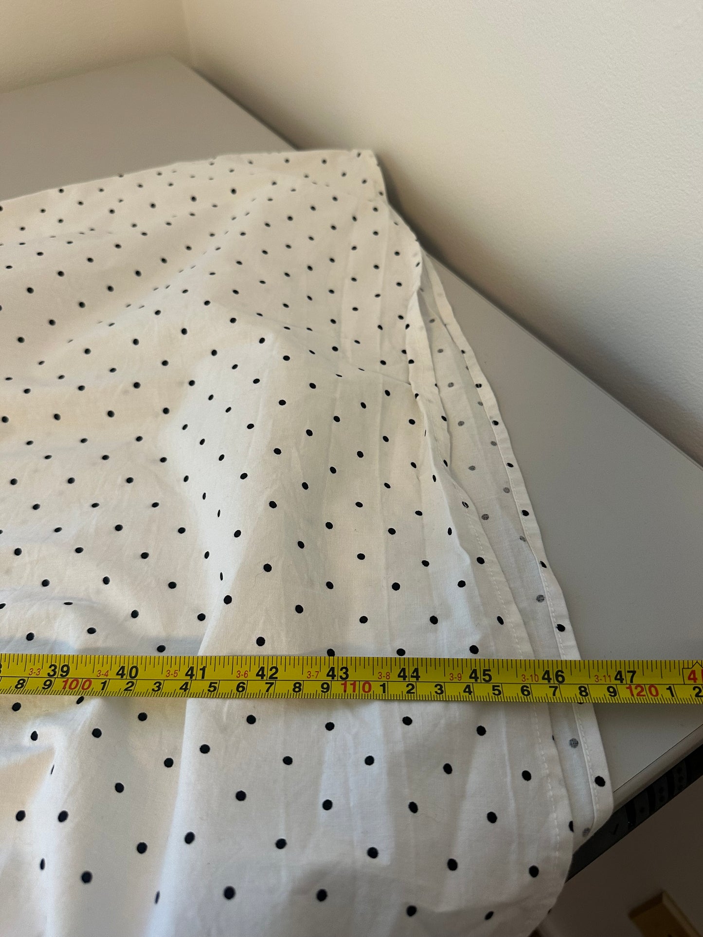 LACAUSA - Crosby Tiered Maxi Dress in White With Black Polka Dots | Size Small