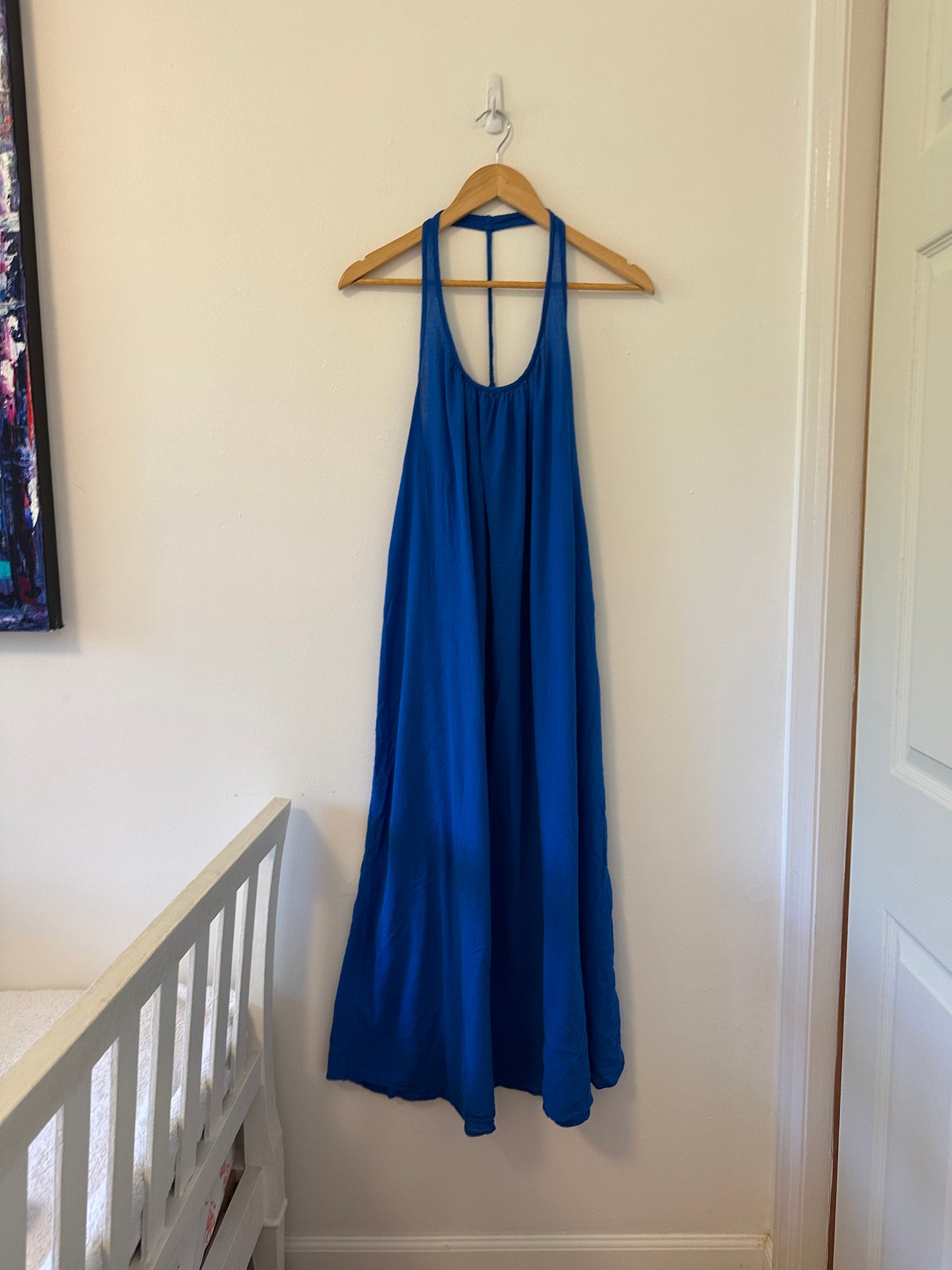 9Seed Antigua Blue Maxi Dress - One Size