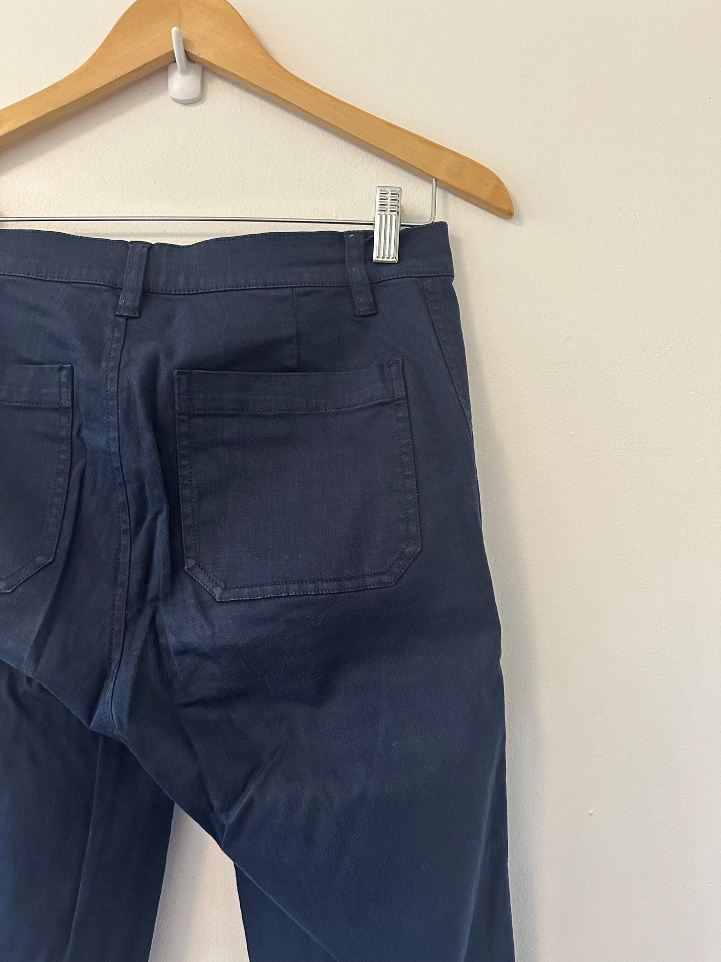 J. Crew - Vintage Straight Navy Blue Cargo Pants with Patch Pockets | Size 28