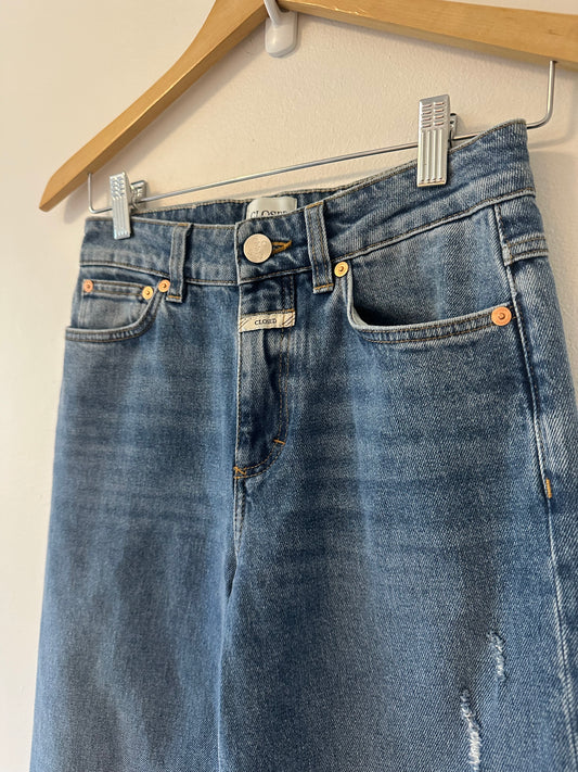 Closed Glow Up High Waisted Wide Leg Flare Jeans - Size 25