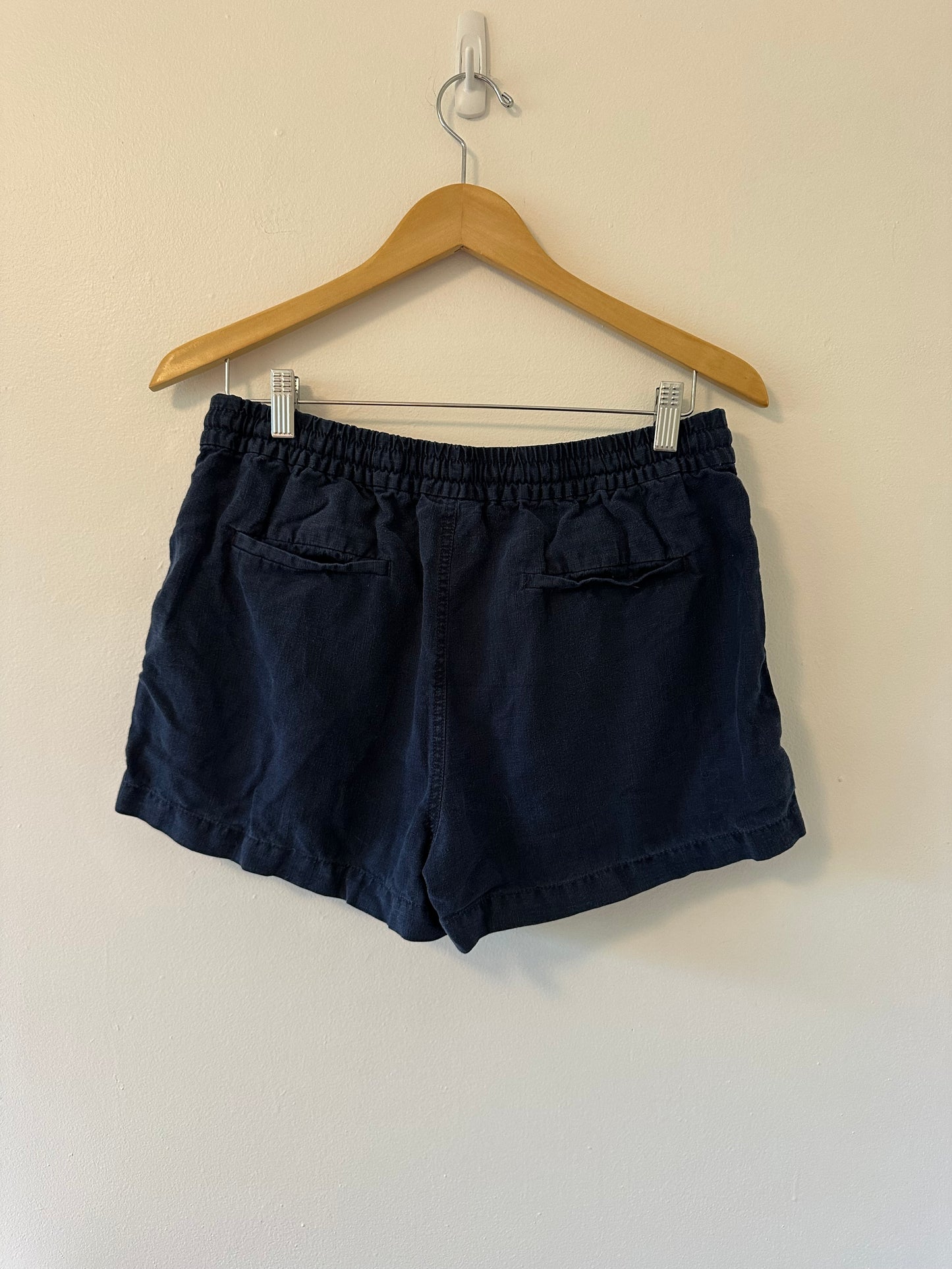 J. Crew Navy High Waist Pull On Women's Shorts - Size Medium