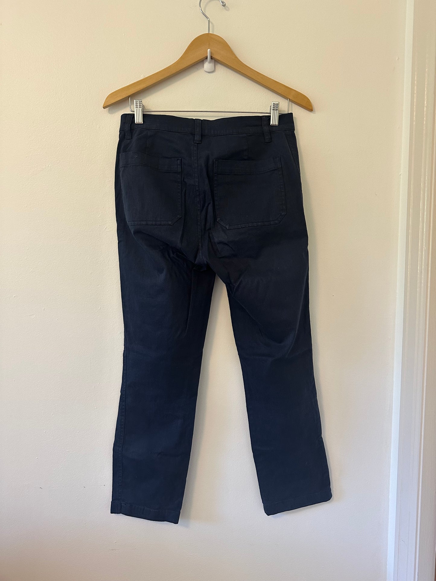 J. Crew - Vintage Straight Navy Blue Cargo Pants with Patch Pockets | Size 28