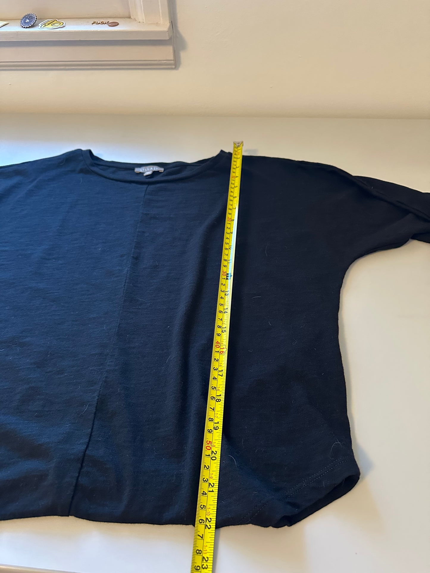Lilla P Black Dolman Sleeve Tee | Size Small