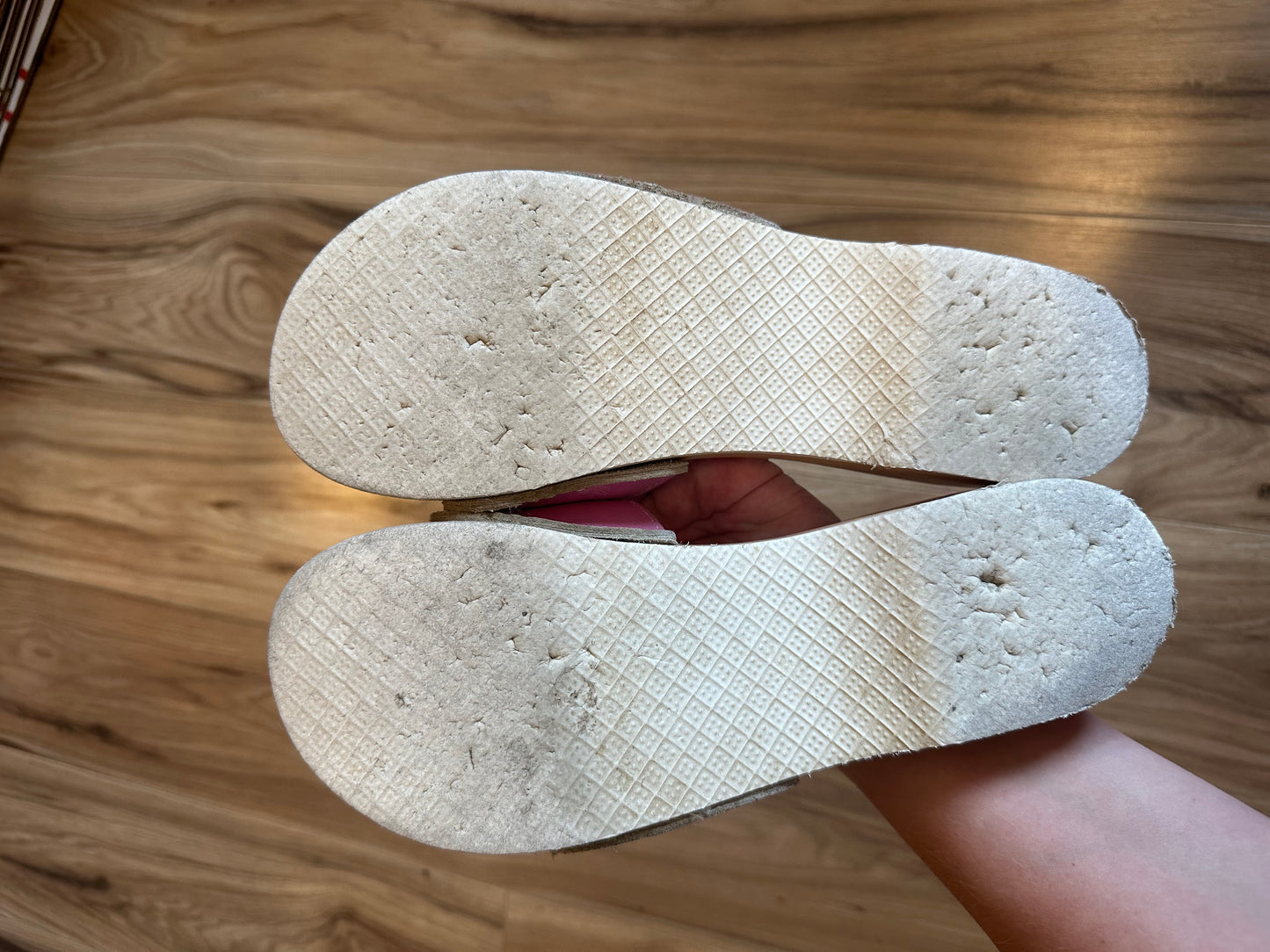 Dr. Scholl's Original Sandal in Pink Leather - Size 8