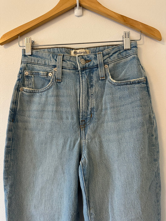NWT Madewell Classic Blue The Perfect Vintage Jeans in Comfort Stretch | Size 25