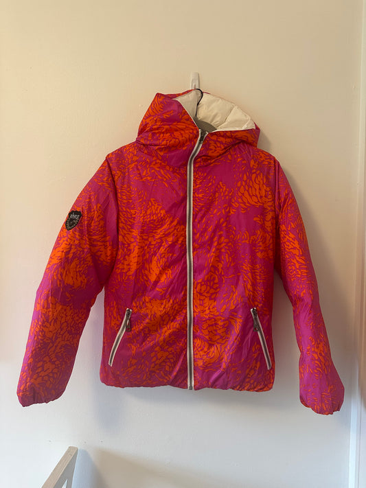 Skea Reversible White Down Filled Puffer Jacket - Size 6