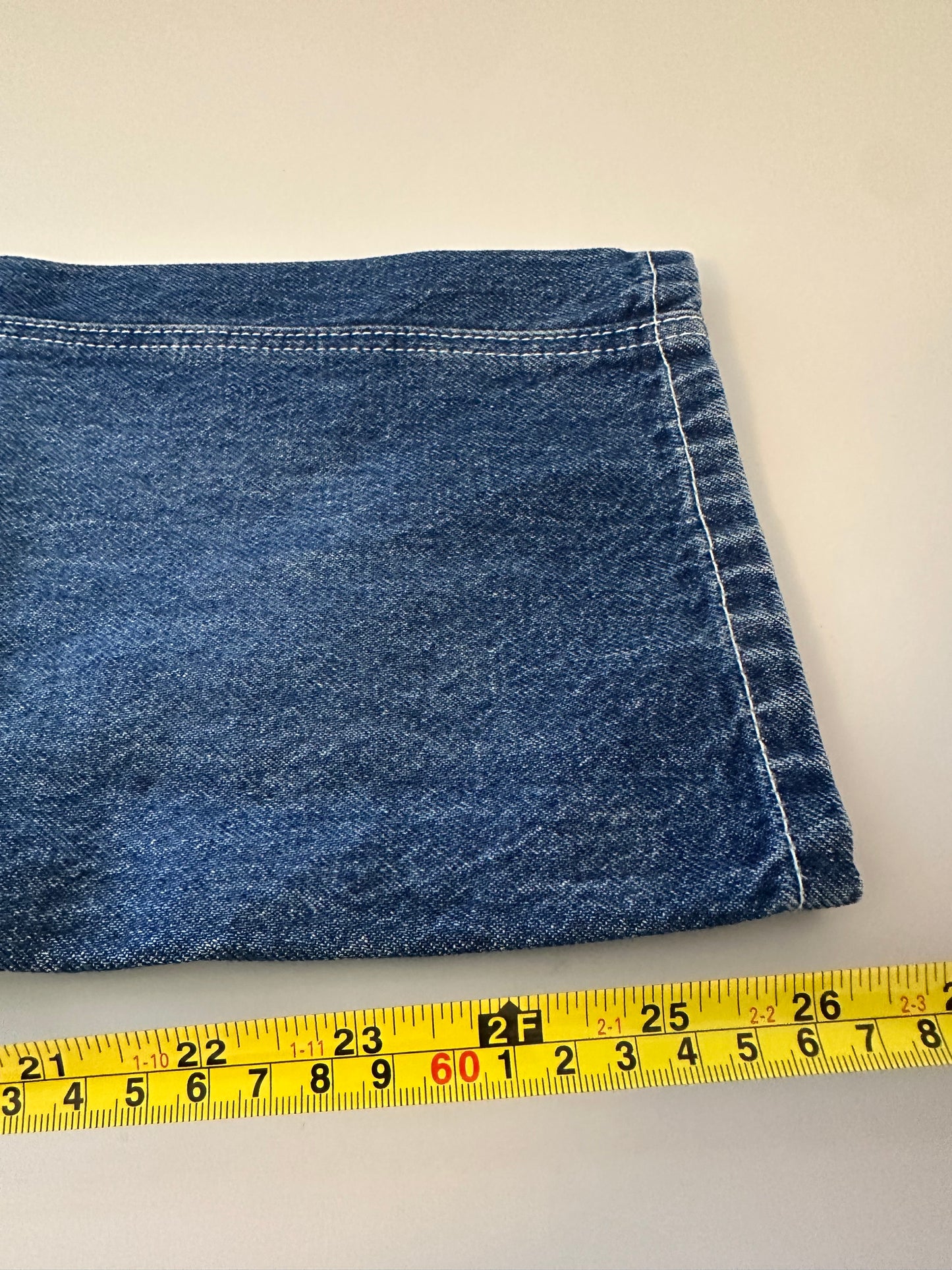 Hey Gang Denim Workpants Blue Straight Leg Women's Jeans | Size 29