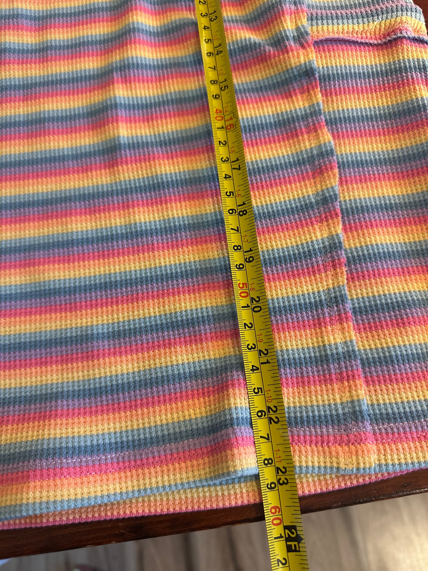 Adeline Clothing Colorful Striped Women's Top - Size Medium