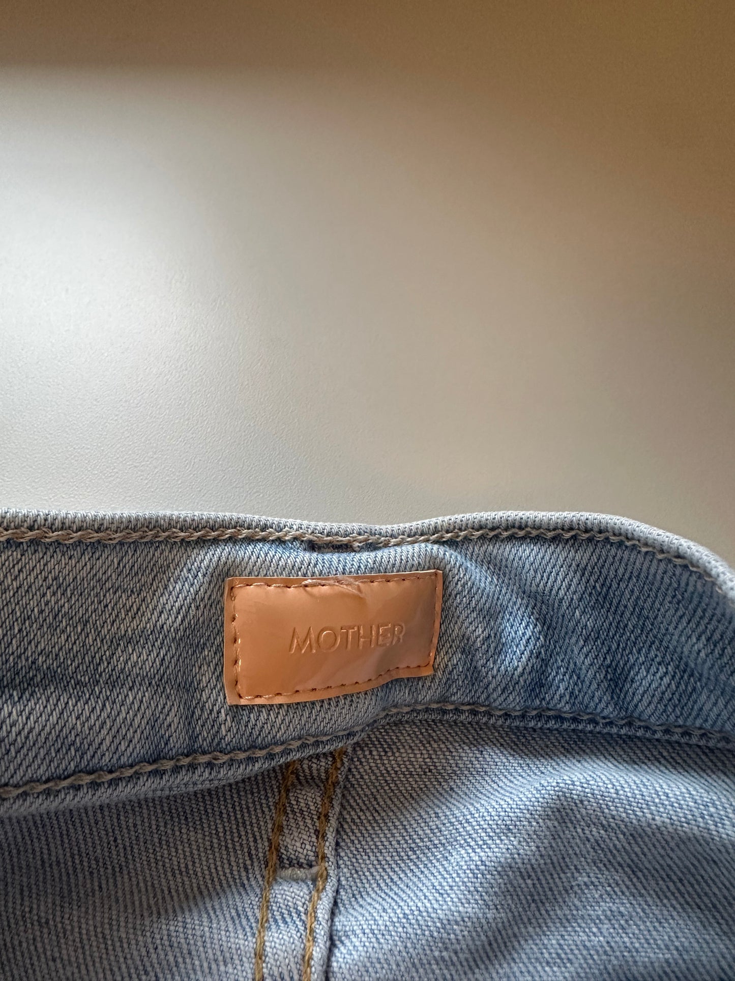MOTHER The Pencil Pusher Stretch Denim Skirt in Limited Edition | Size 26