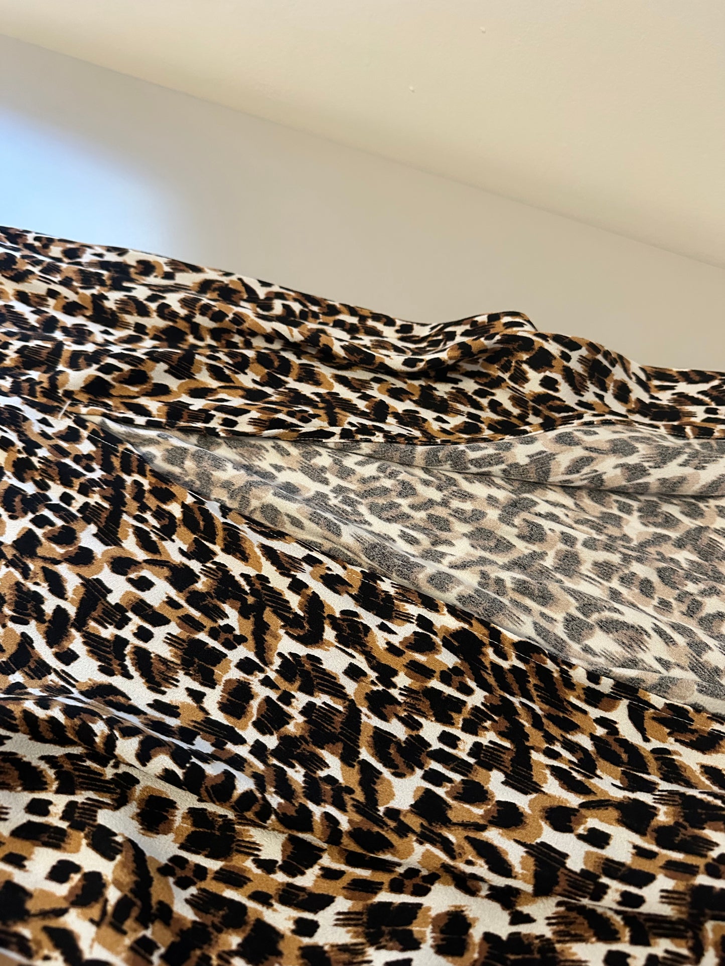 Banana Republic - Leopard Animal Print Maxi Dress with Tie Back | Size Small