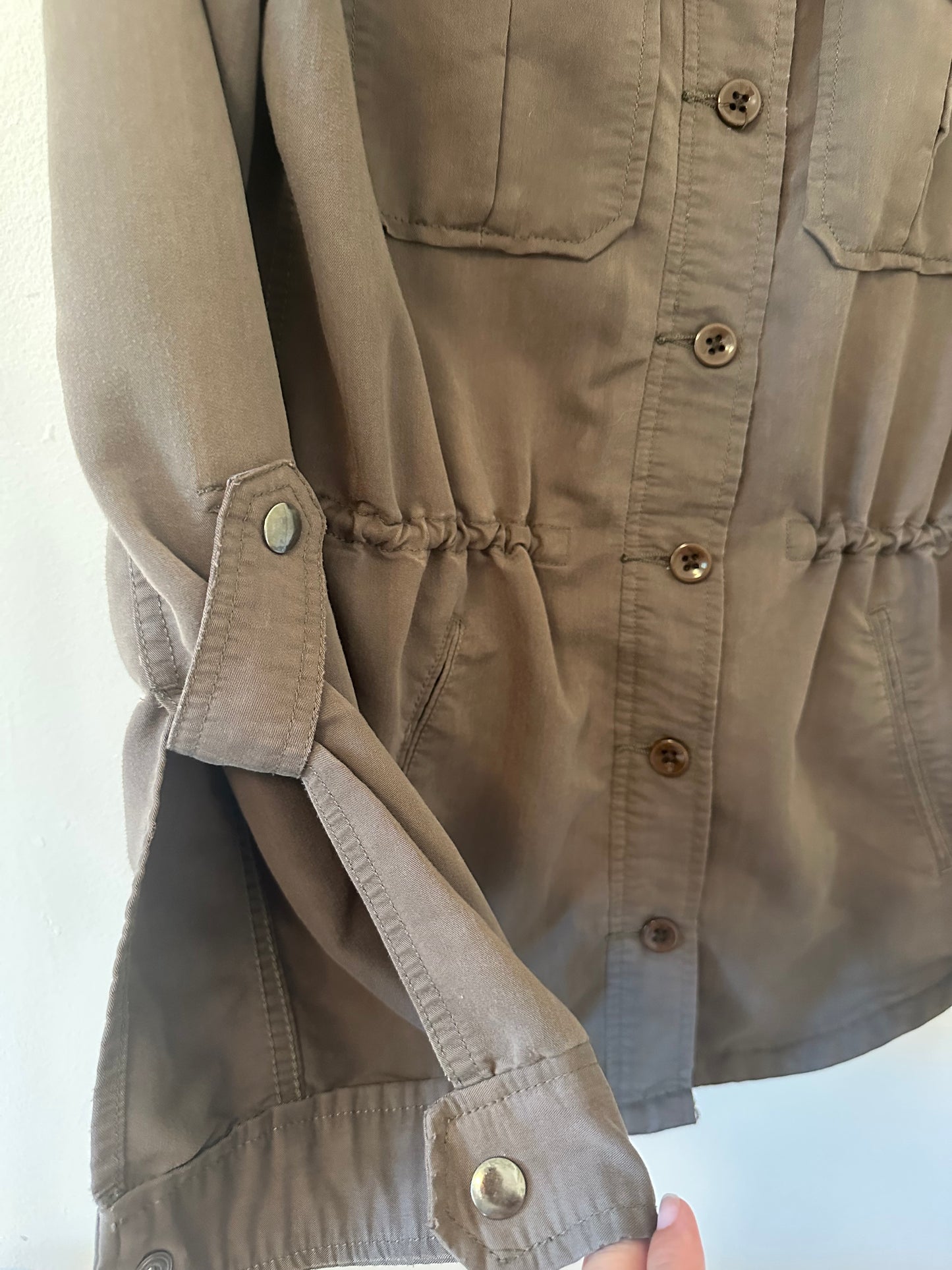 Obey Women's Utility Jacket in Dark Green - Size Small
