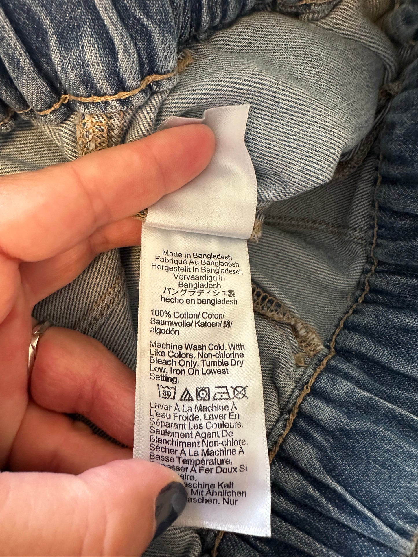 J. Crew Relaxed Fit Light Blue Jeans with Elastic Drawstring Waist | Size 26