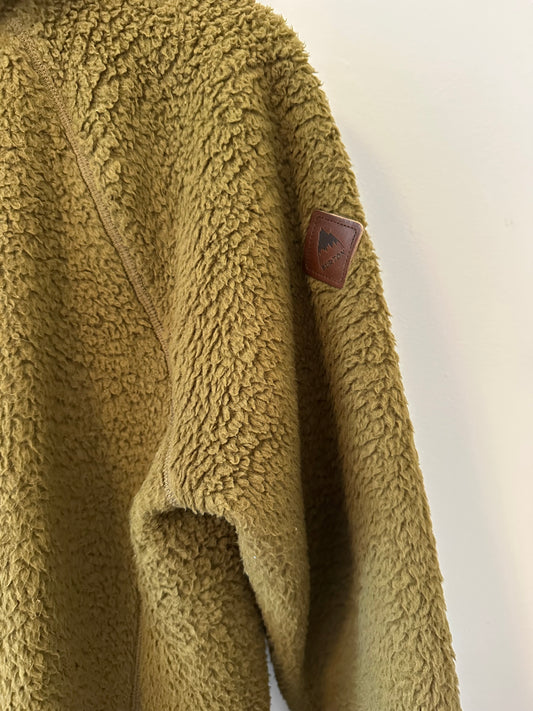 Burton Olive Green Women's Fleece Sweater - Size Small