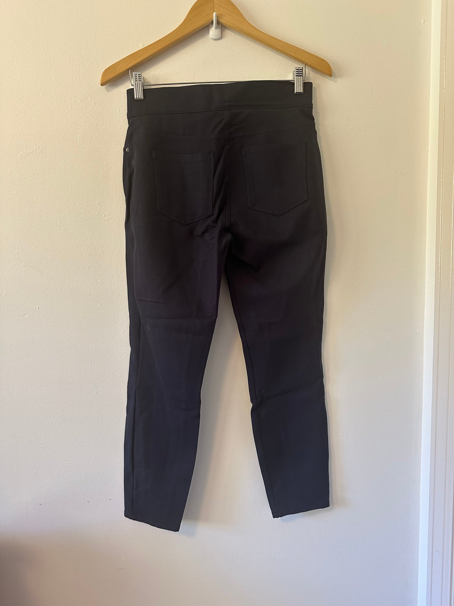 SPANX Navy Stretch Straight Leg Pants | Size Medium