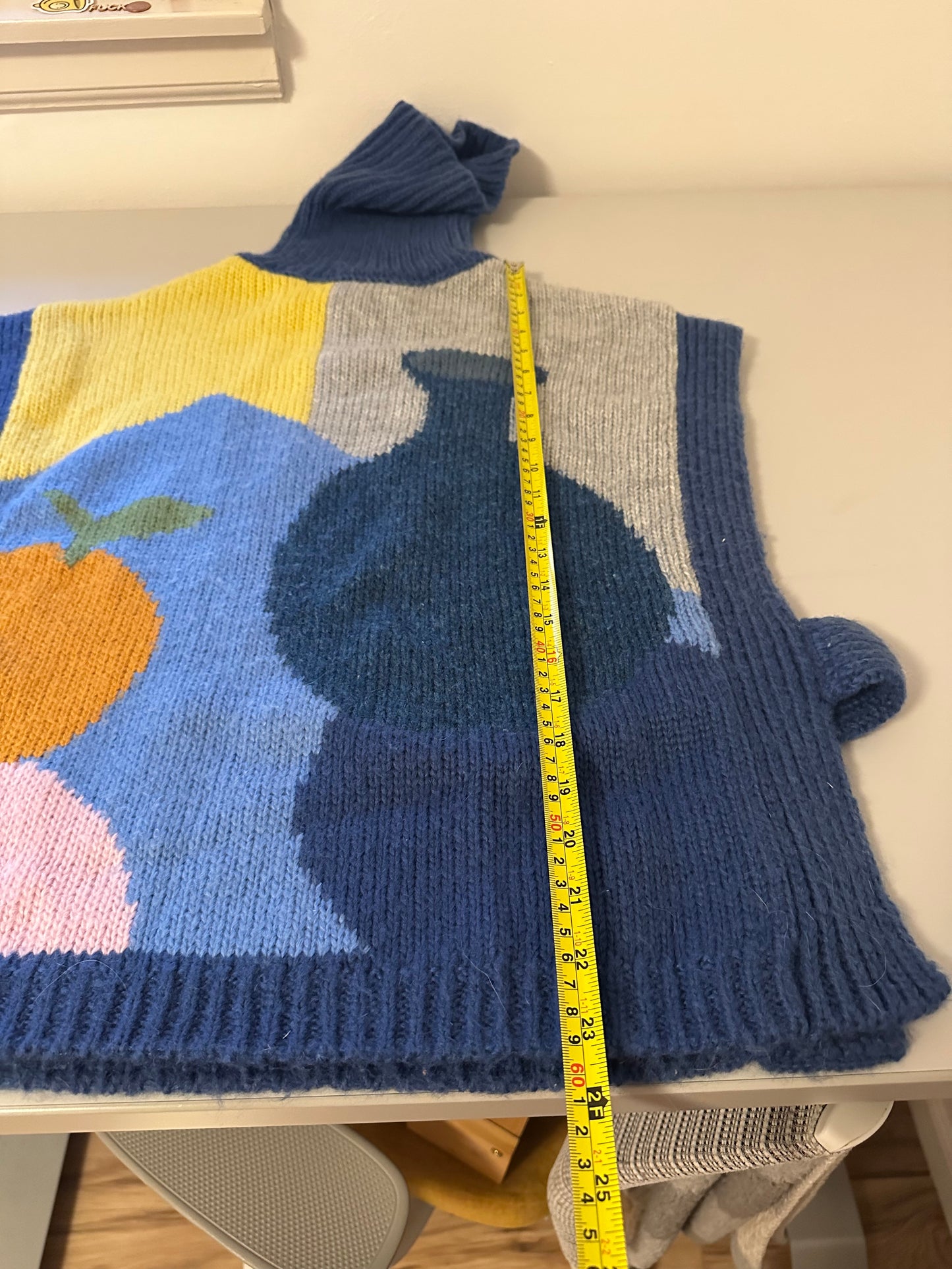Laura Dalgaard x Anthropologie Fruit Still Life Sweater Vest | One Size