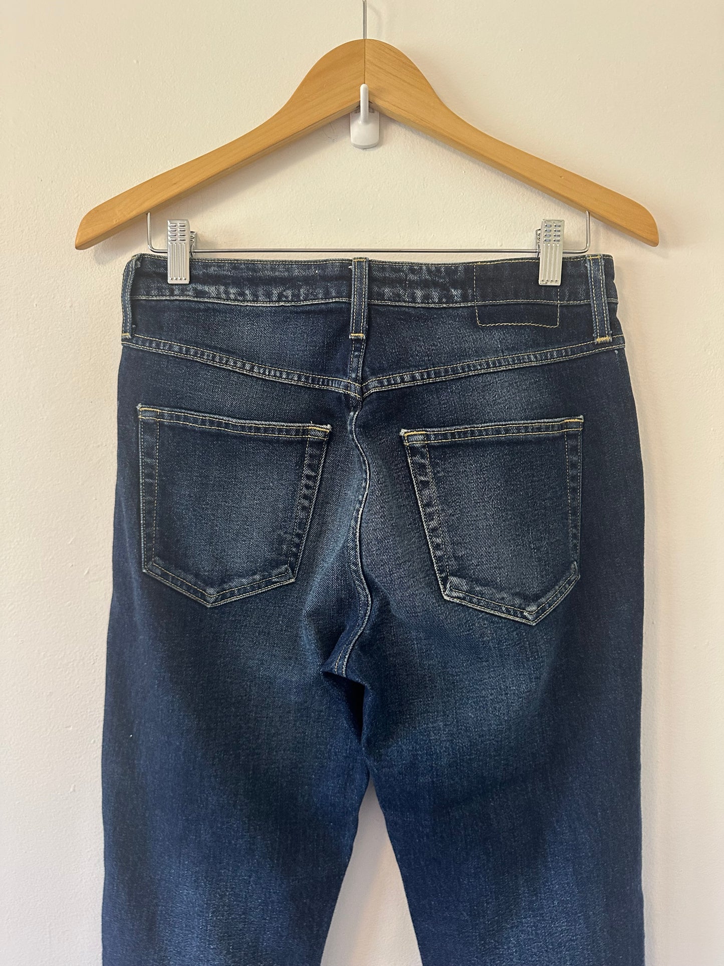 AMO Denim Babe High Rise Cropped Jeans in True Blue | Size 29