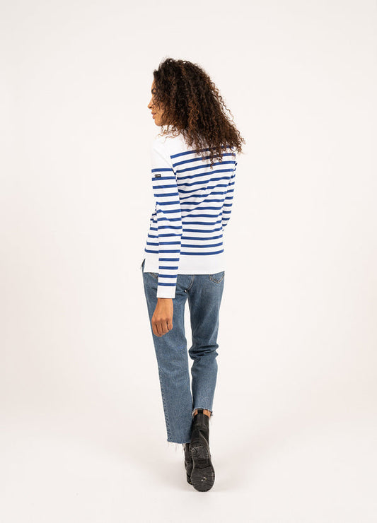 Saint James Authentic Naval Women’s Striped Sailor Shirt Size 8