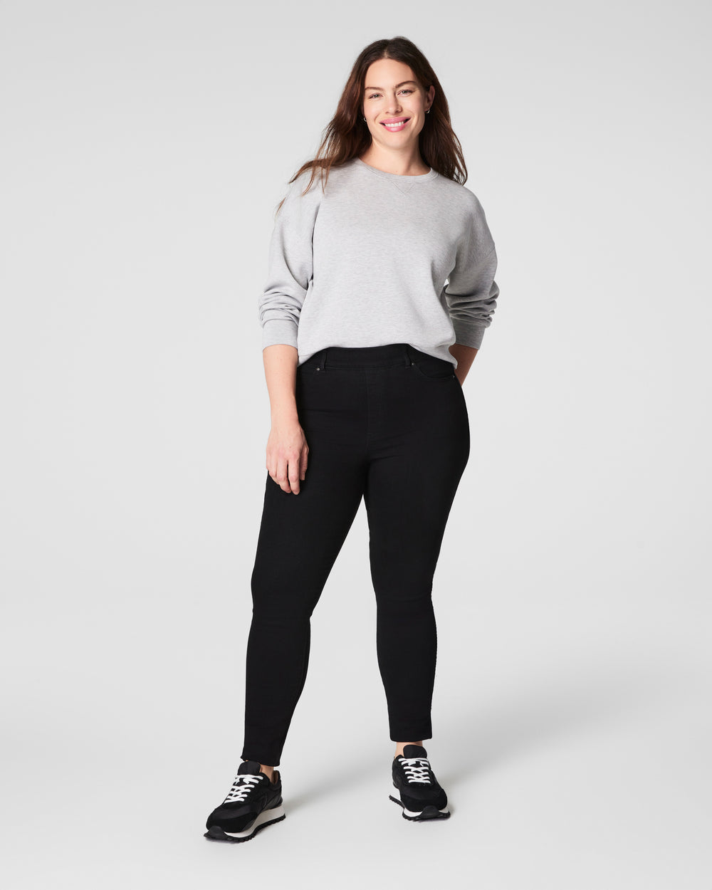 SPANX - SPANXshape™ EveryWear Ankle Skinny Jeans in Clean Black | Size M