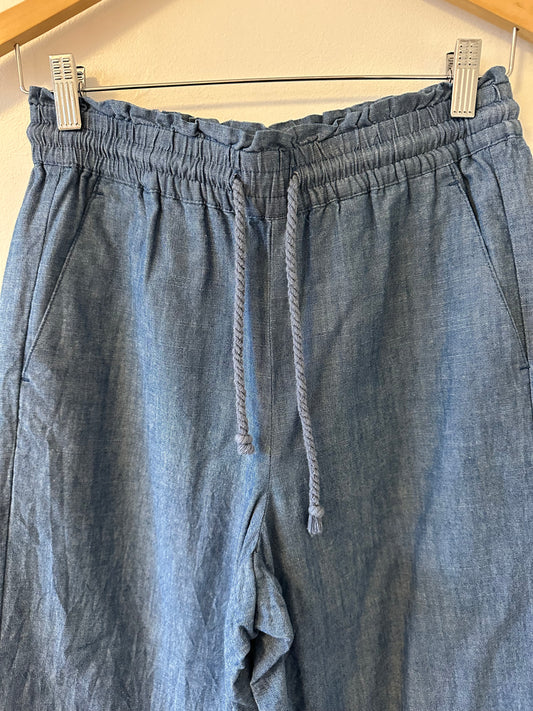 J. Crew Chambray Blue Pants Size 2