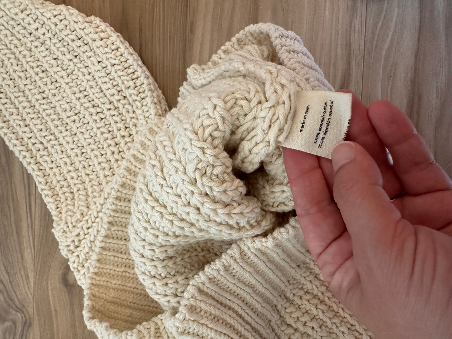 Babaa No18 Jumper Sweater in Natural - Size Small