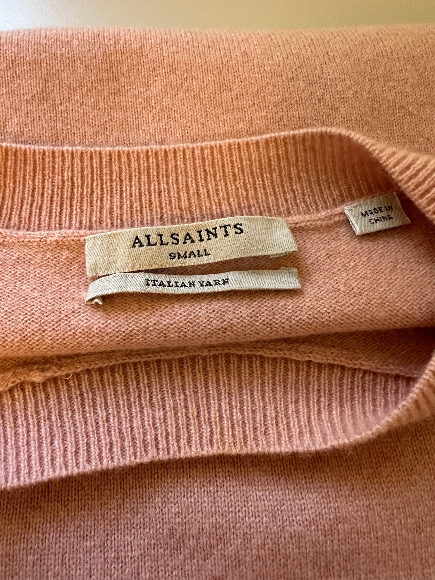 All Saints Cashmere and Wool Tara Tunic Sweater | Size Small
