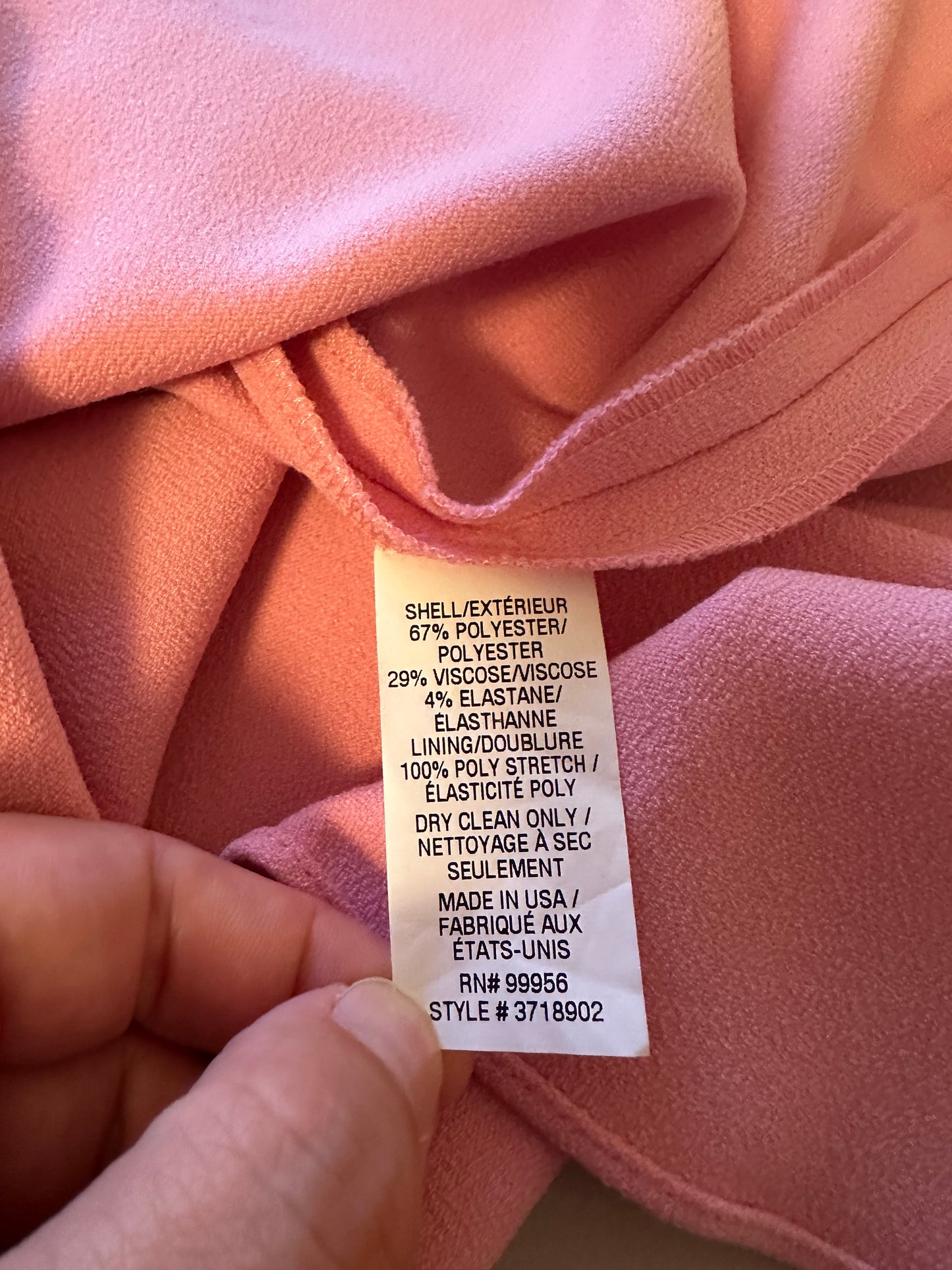 NWT Shoshanna Burbank Bell Sleeve Fit and Flare Bubblegum Pink Dress
