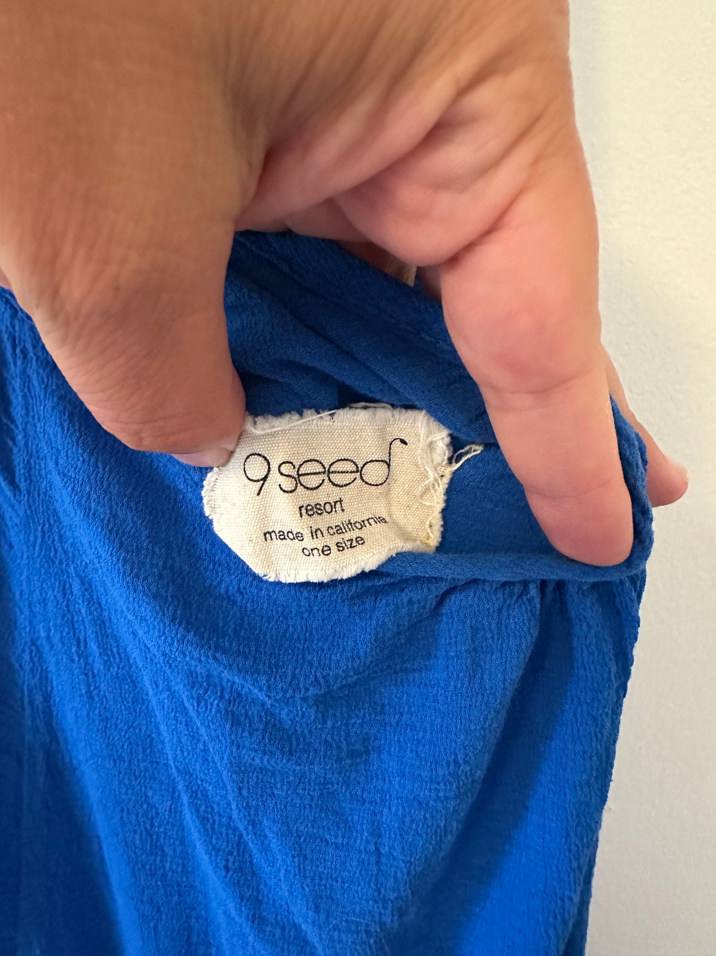 9Seed Antigua Blue Maxi Dress - One Size