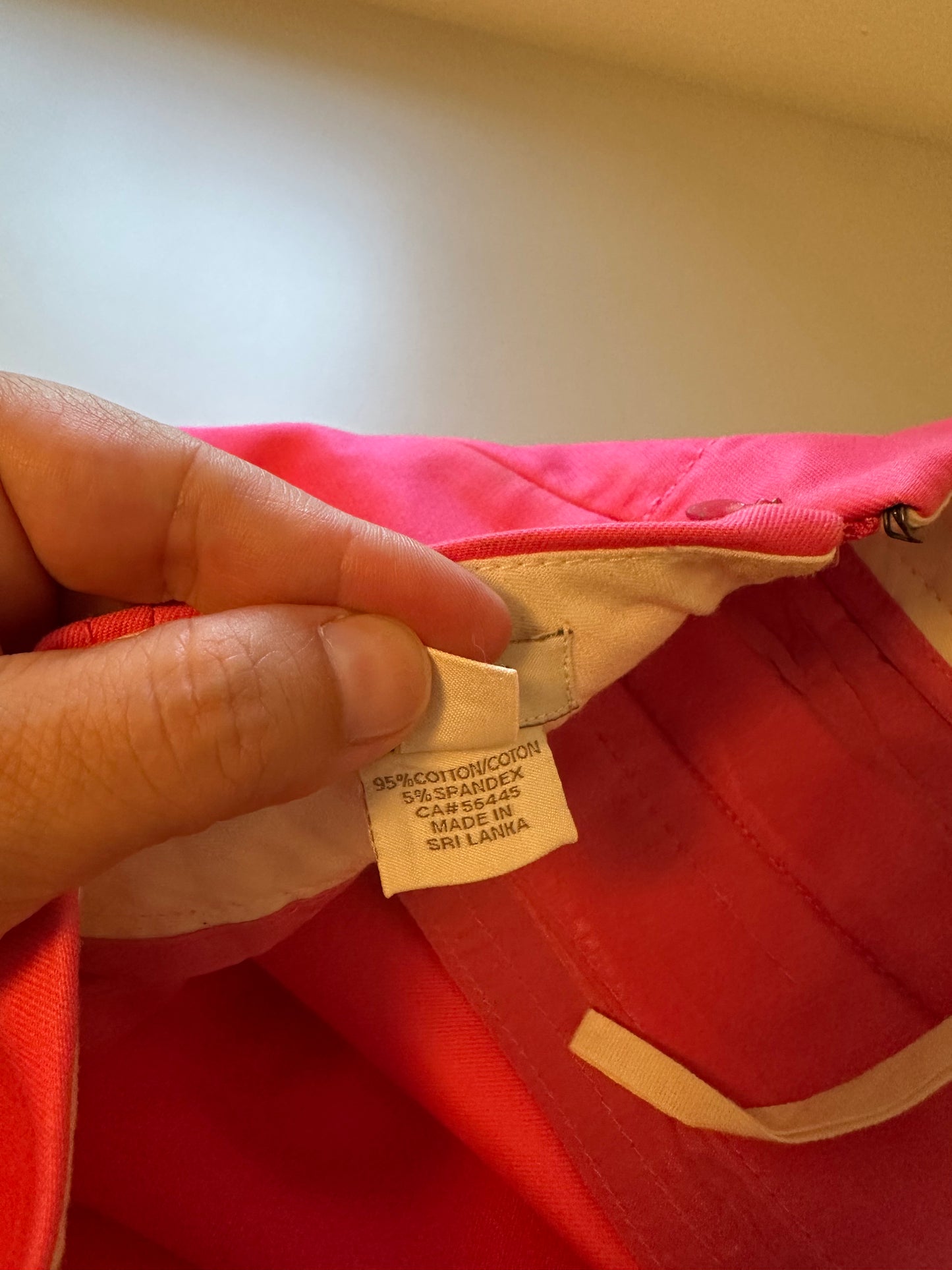 J. Crew - Bright Pink Stretch Cotton Poplin Pencil Skirt | Size 2