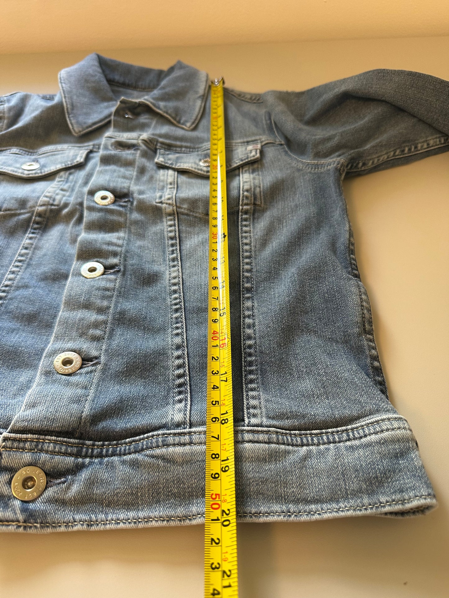 NWT Ag Adriano Goldschmied Robyn Light Blue Denim Jacket | Size Small