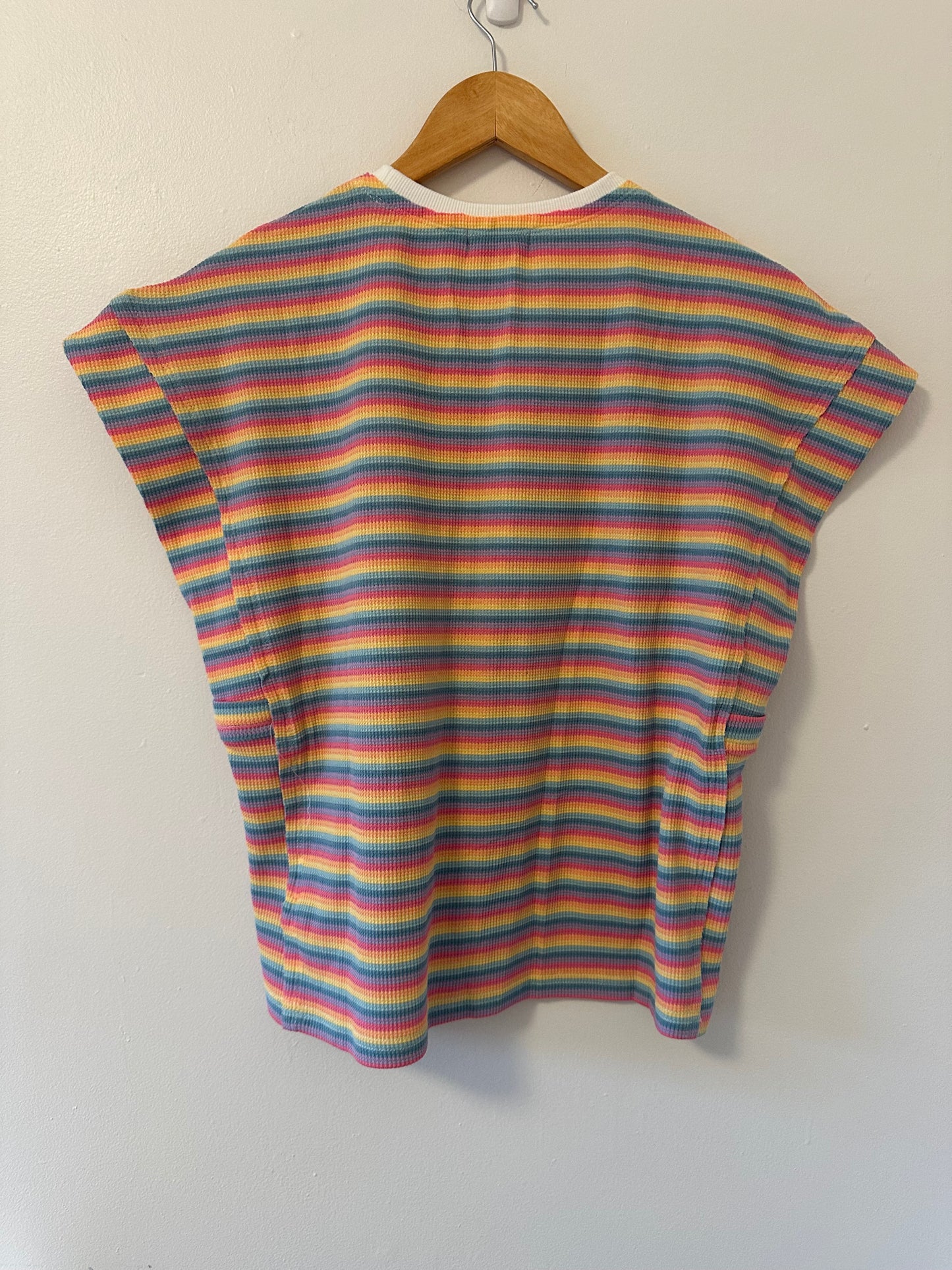Adeline Clothing Colorful Striped Women's Top - Size Medium
