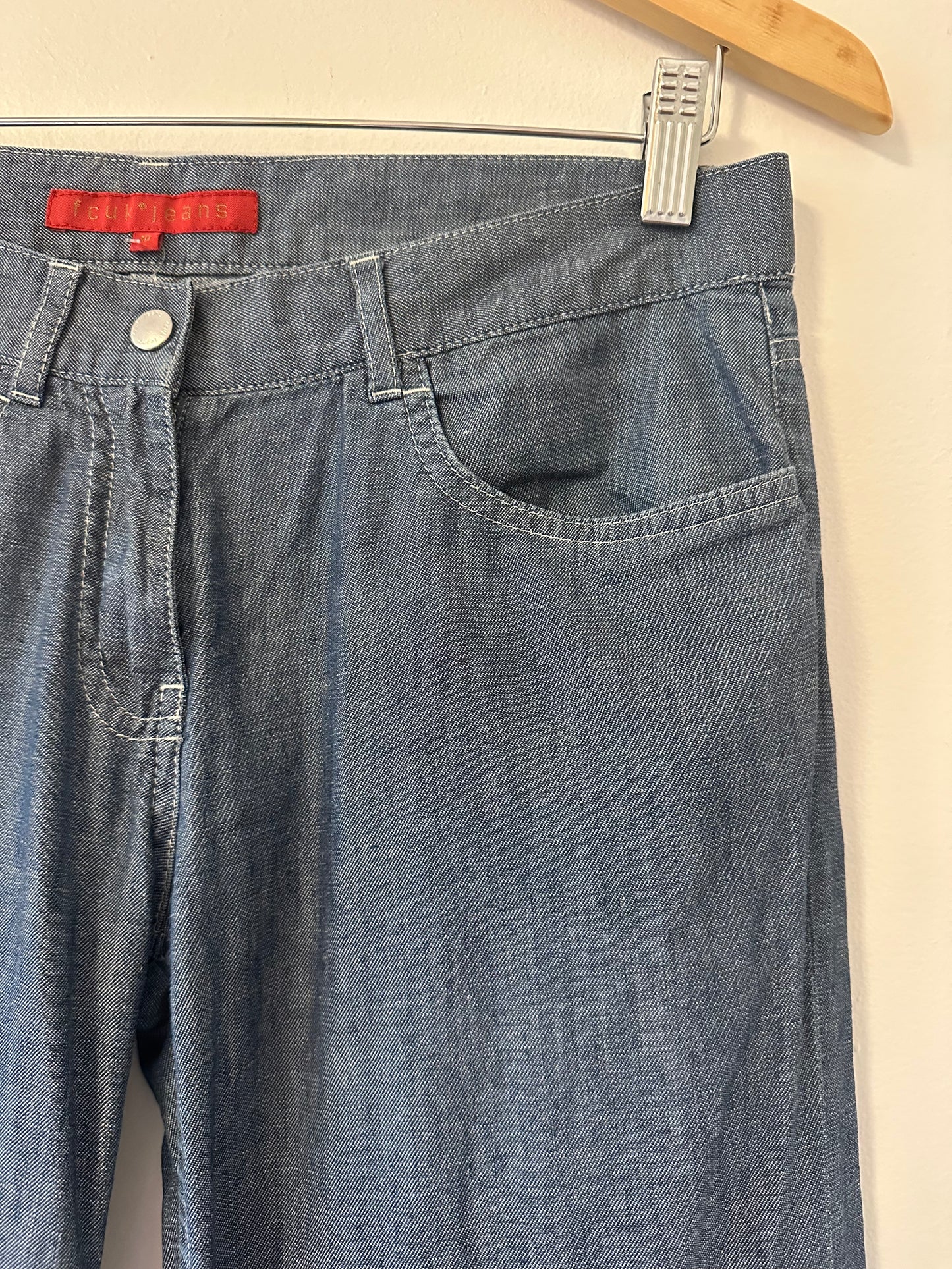 FCUK French Connection Women's Flared Denim Jeans - Size 10