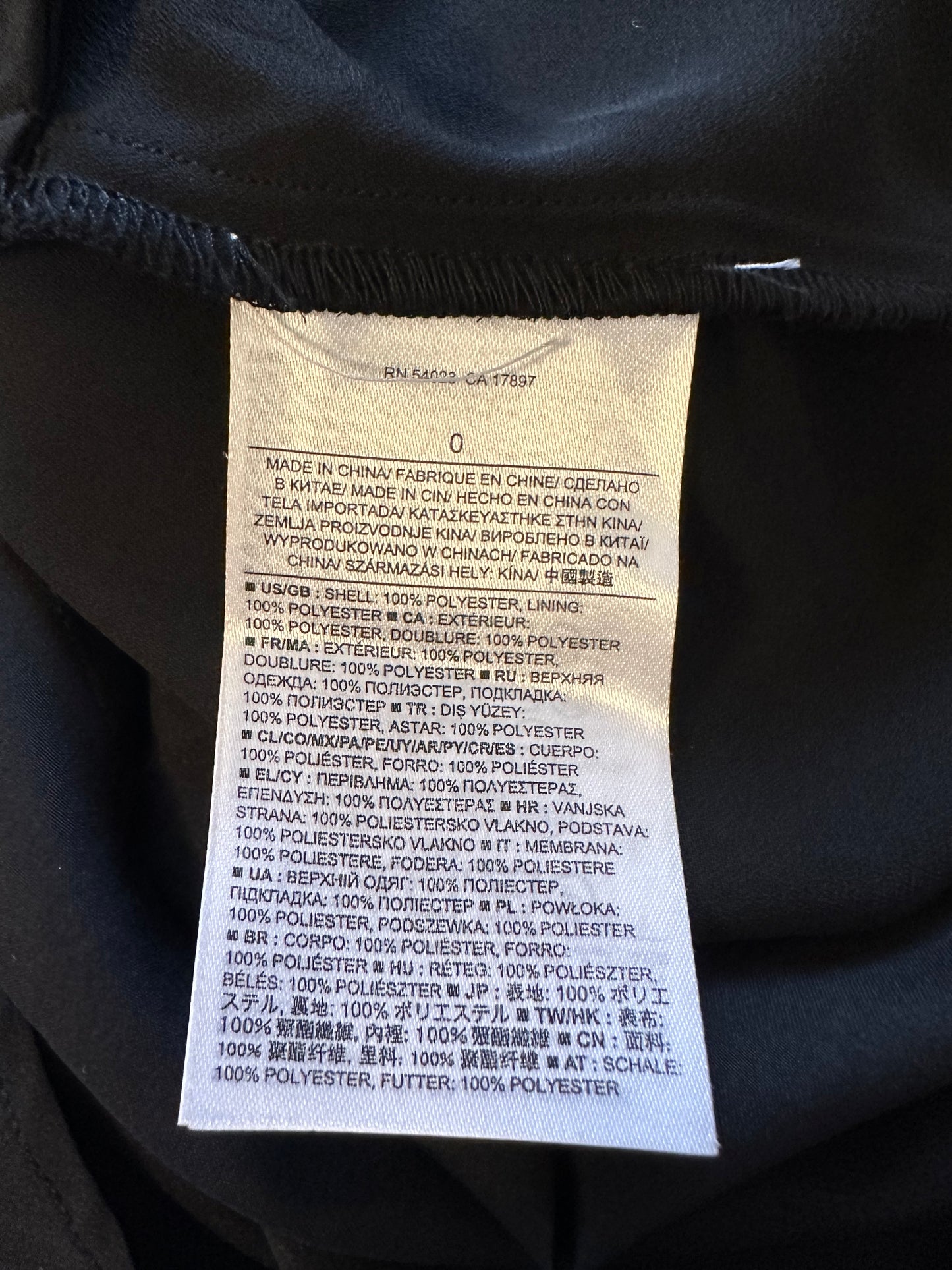 Banana Republic Black Strappy Mini Dress With Pockets | Size 0