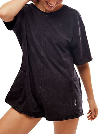 Free People Hot Shot Tee Romper Size XS