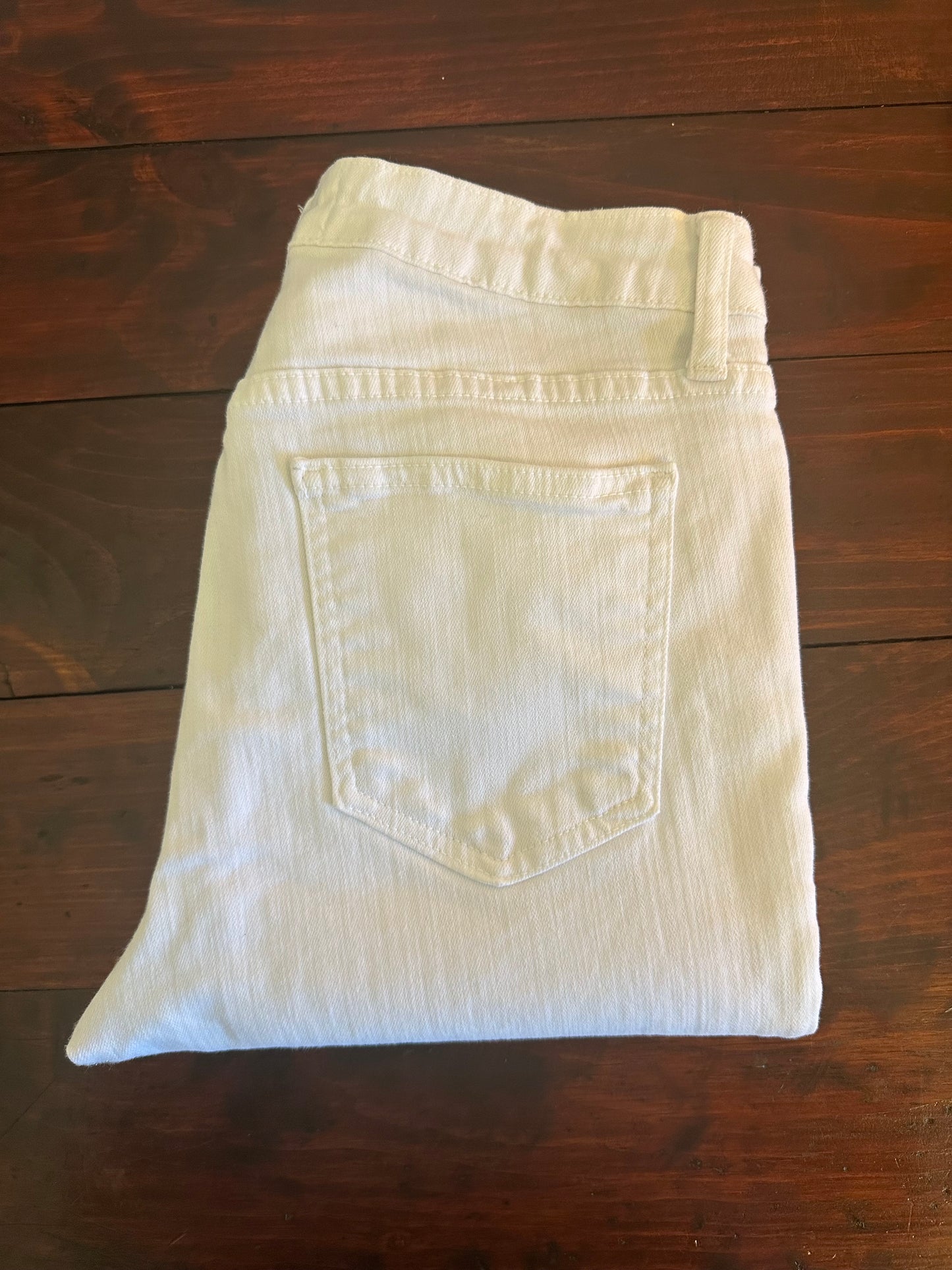 Just Black Denim White Skinny Jeans Size 28